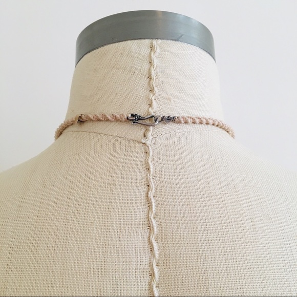 { Chan Luu } Woven Cord Quartz Bead Necklace - Picture 6 of 6